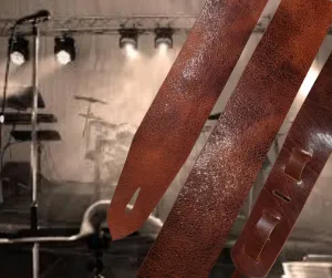 "2nd Ave." Leather Guitar Strap