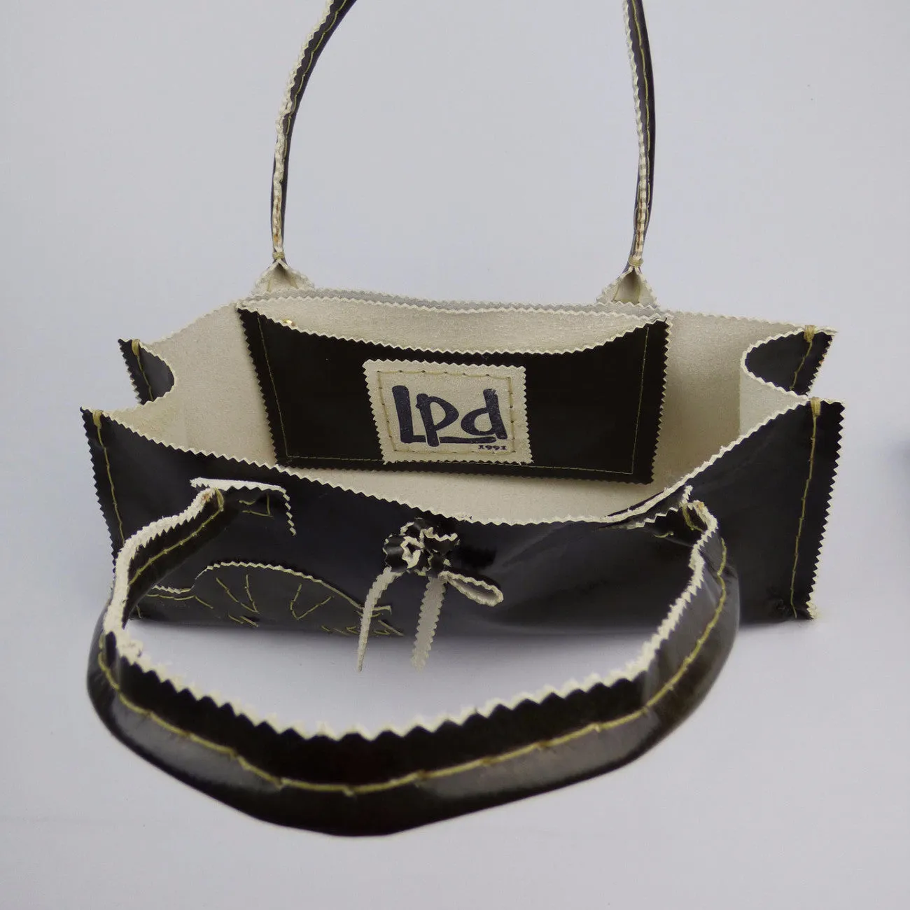 Ranger Green Handsewn Custom Leather Night Out Hangbag with Armadillos