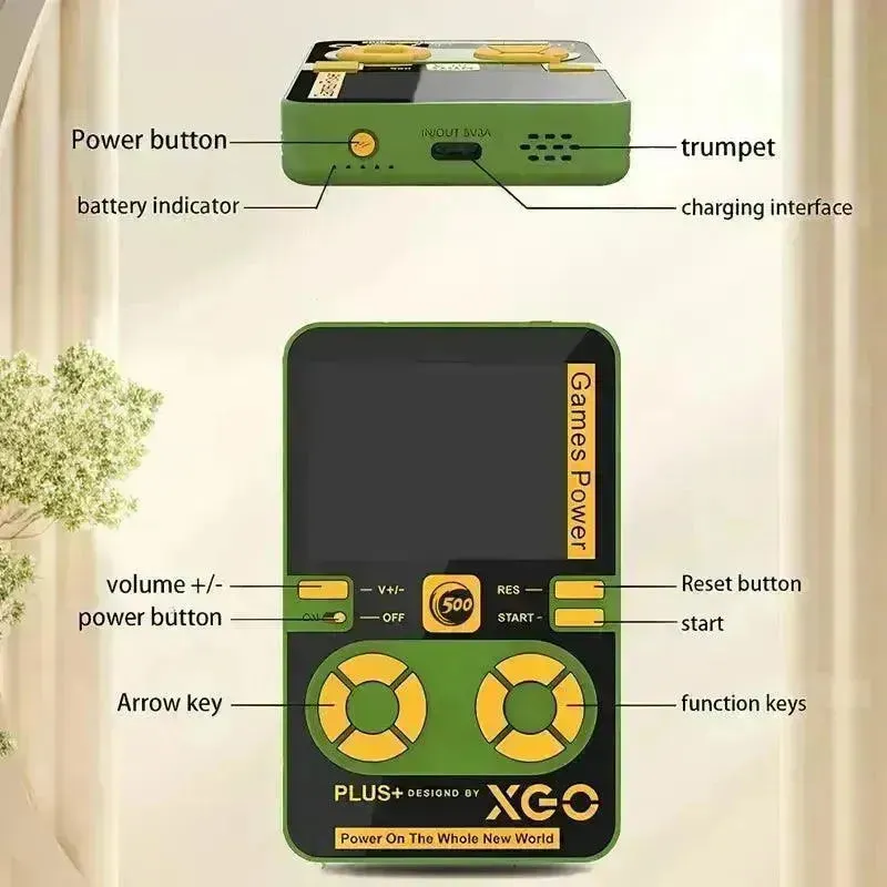 Retro Game Power Bank (5000 mAh)