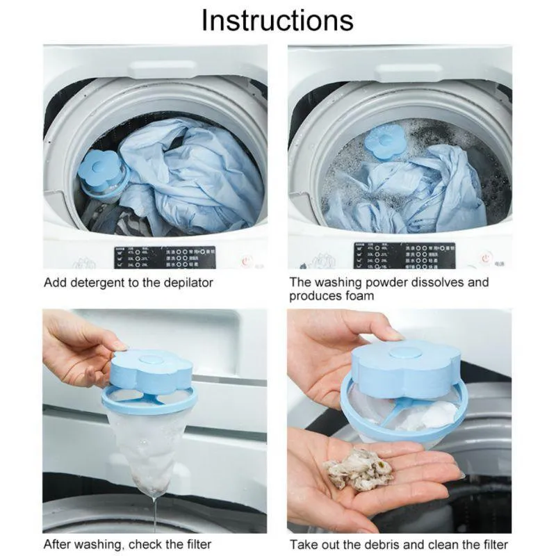 Reusable Washing Machine Filter Bag