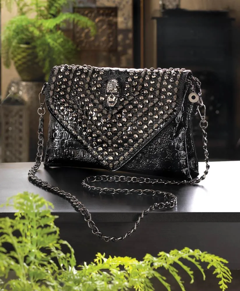 Rockin' Skull Clutch Purse