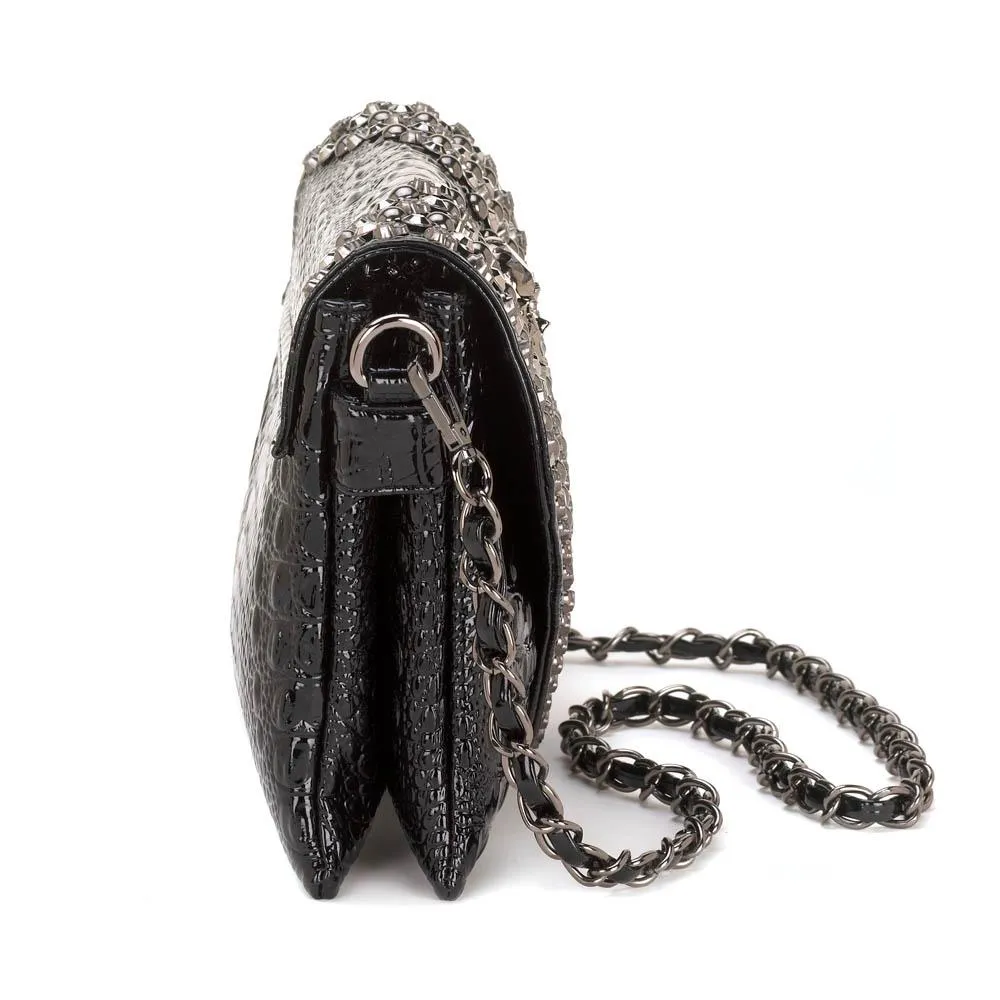 Rockin' Skull Clutch Purse