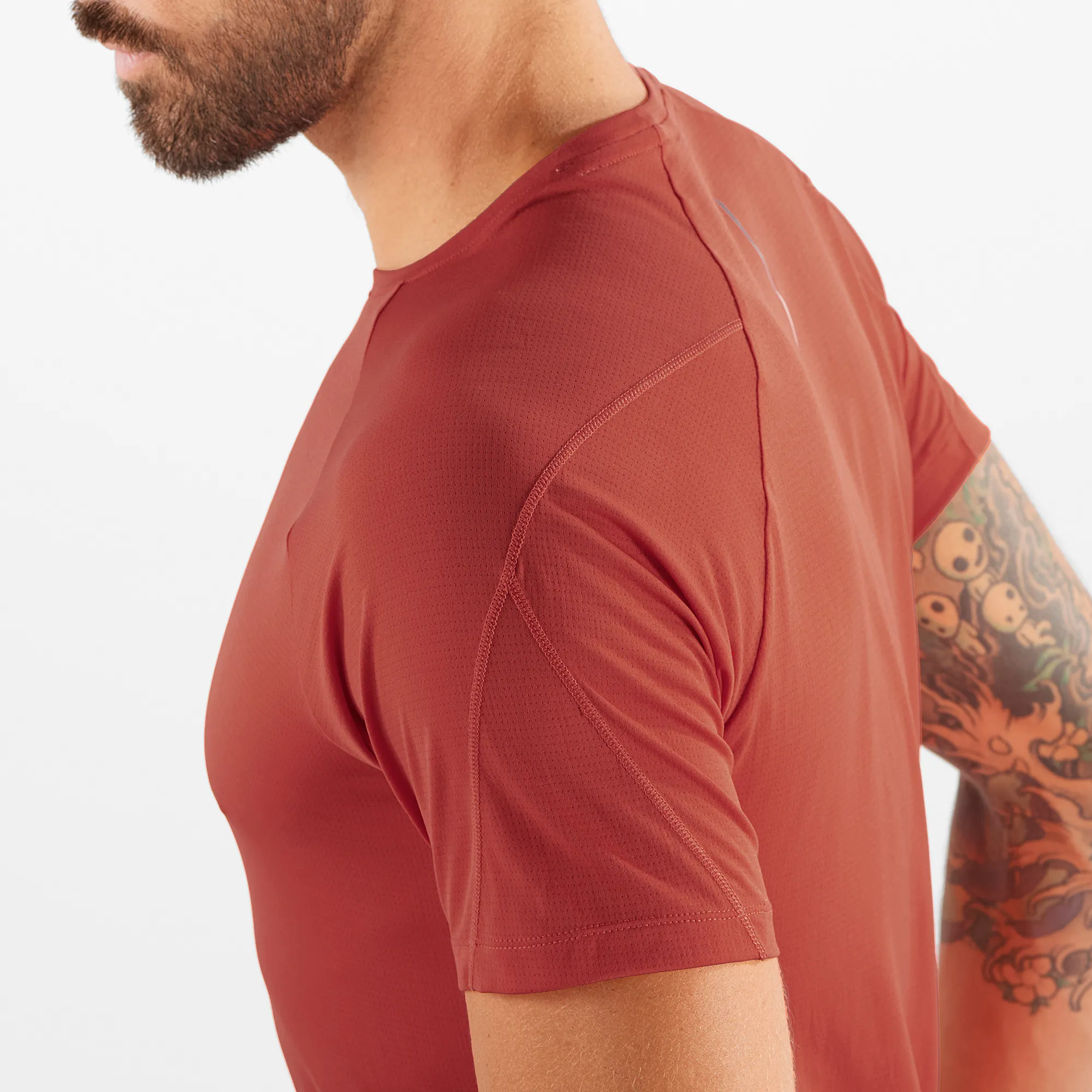 Salomon Men&#x27;s Cross Run Tee Hot Sauce | Buy Salomon Men&#x27;s Cross Run Tee Hot Sauce here | Outnorth