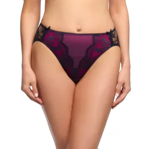 Savoir Faire Hi Cut Brief - Navy