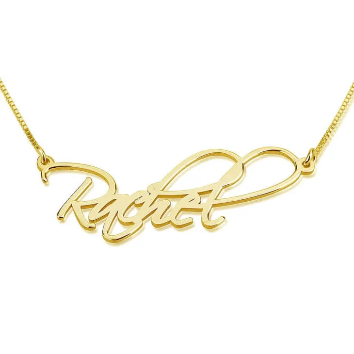 Script Style Necklace