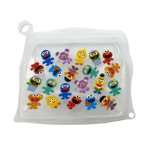 Sesame Street Collage Small Reusable Silicone Bag