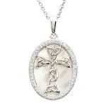 ShanOre - Mother of Pearl Cross Medallion