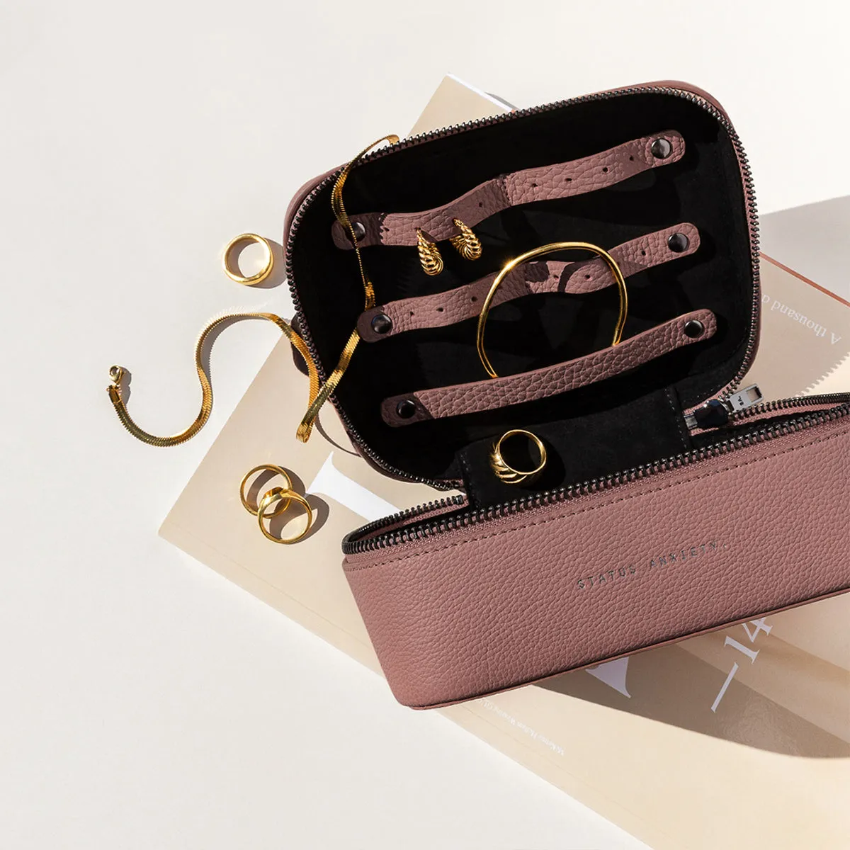 Shining Armour Jewellery Case - Dusty Rose