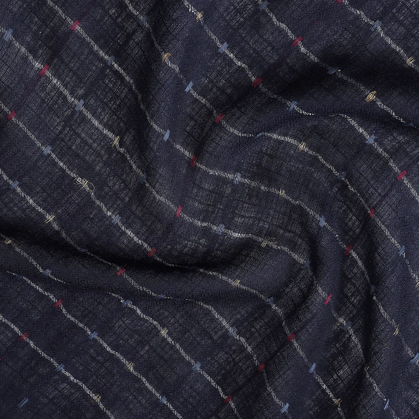 Shining Gold Wool & Lurex Dobby Stole