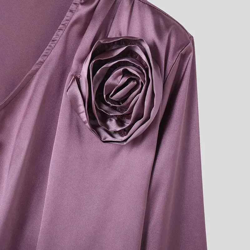 Shining Rosette Top