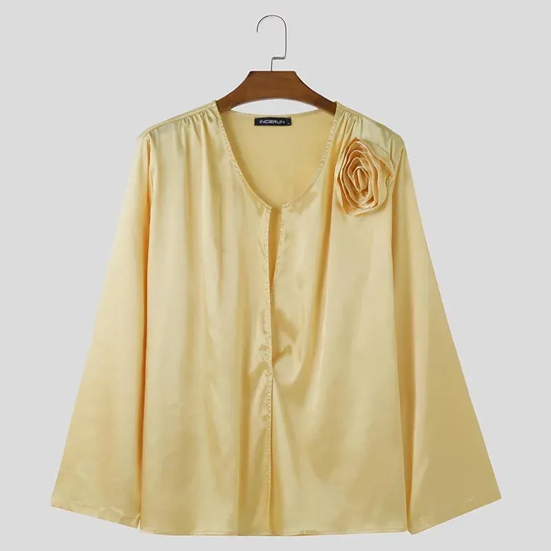 Shining Rosette Top