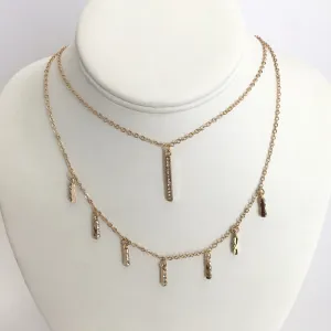 Simple & Sleek Layered Necklace in Gold