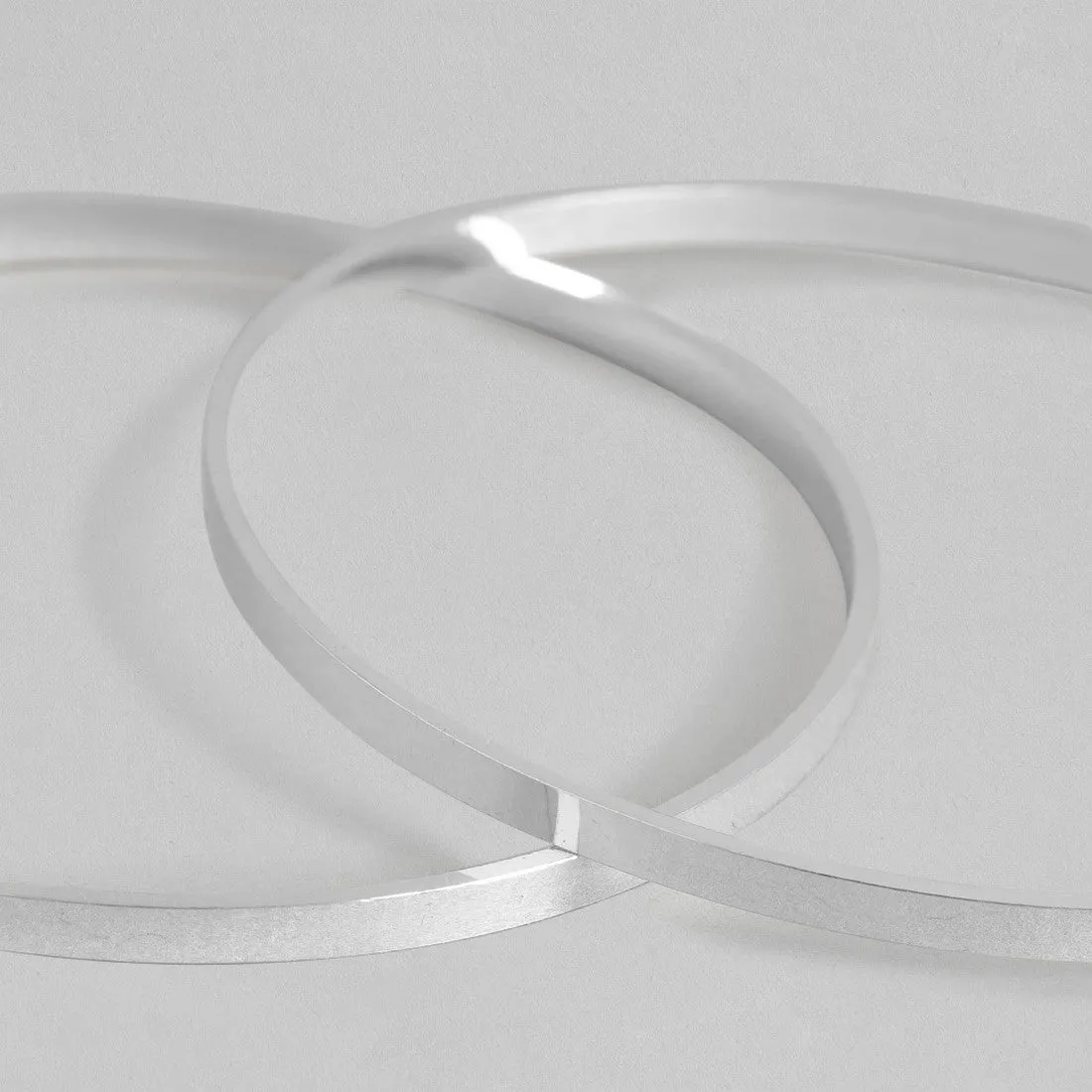 Sleek 925 Sterling Silver Bangles
