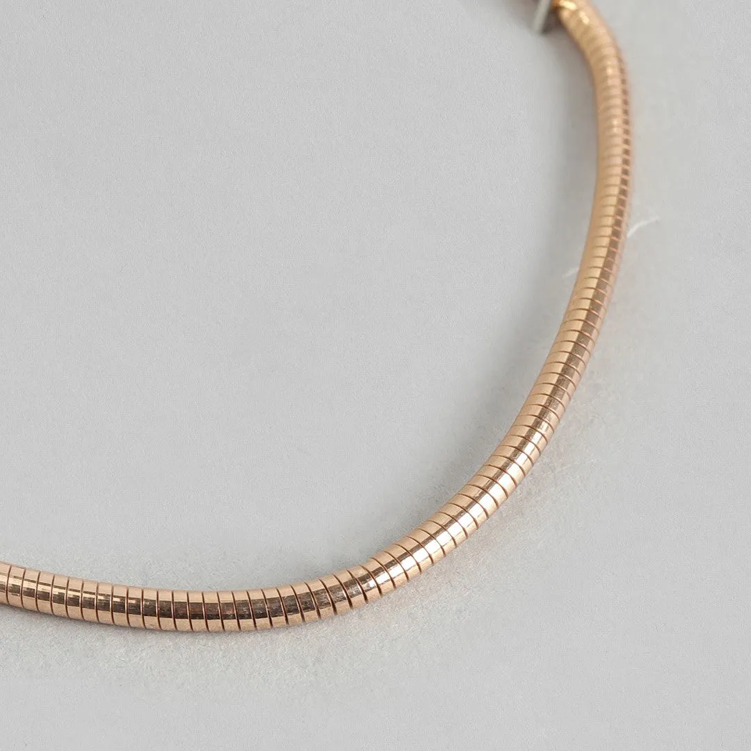 Sleek and Slender Rose Gold Bracelet