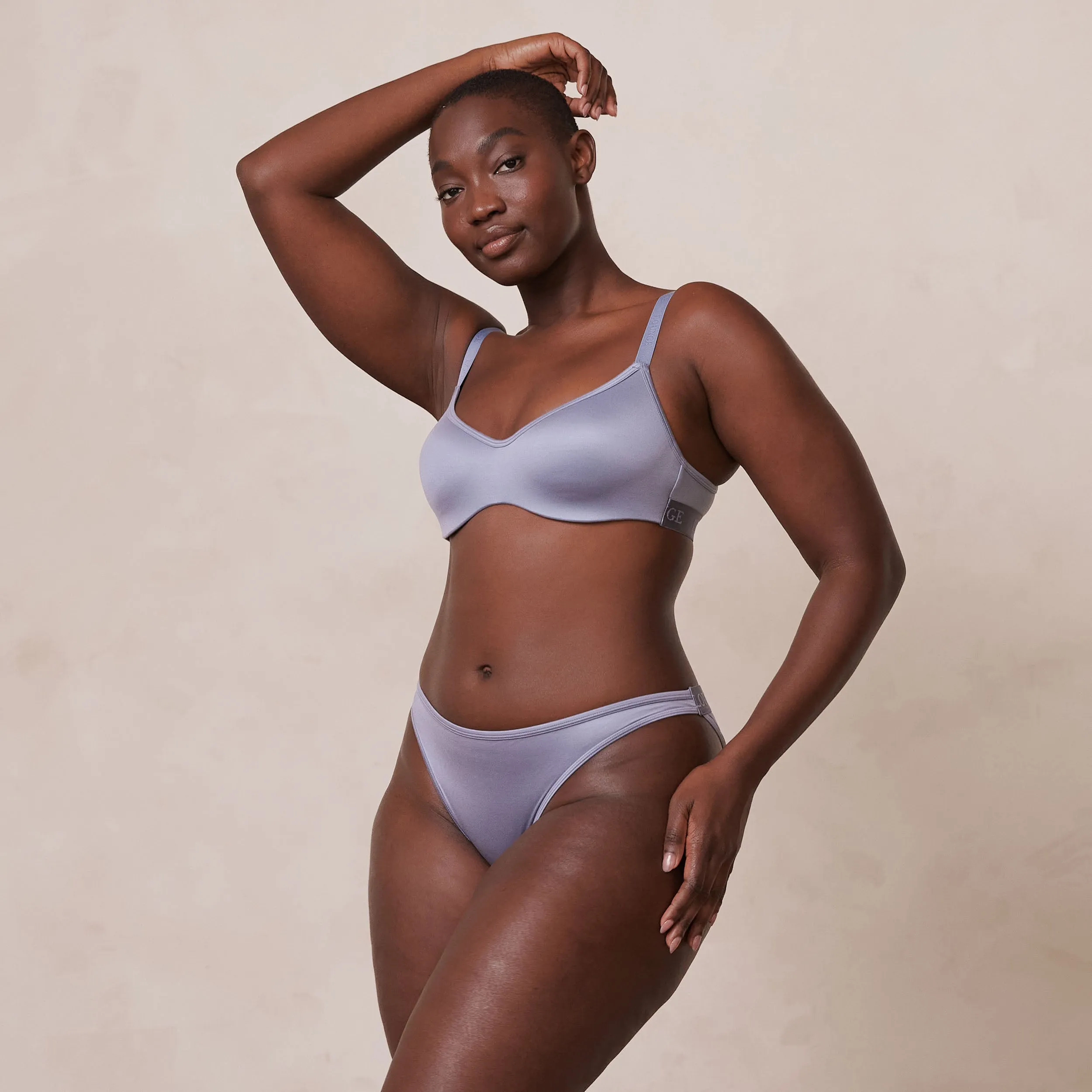 Sleek Mindful Soutien-Gorge - Bleu fumé