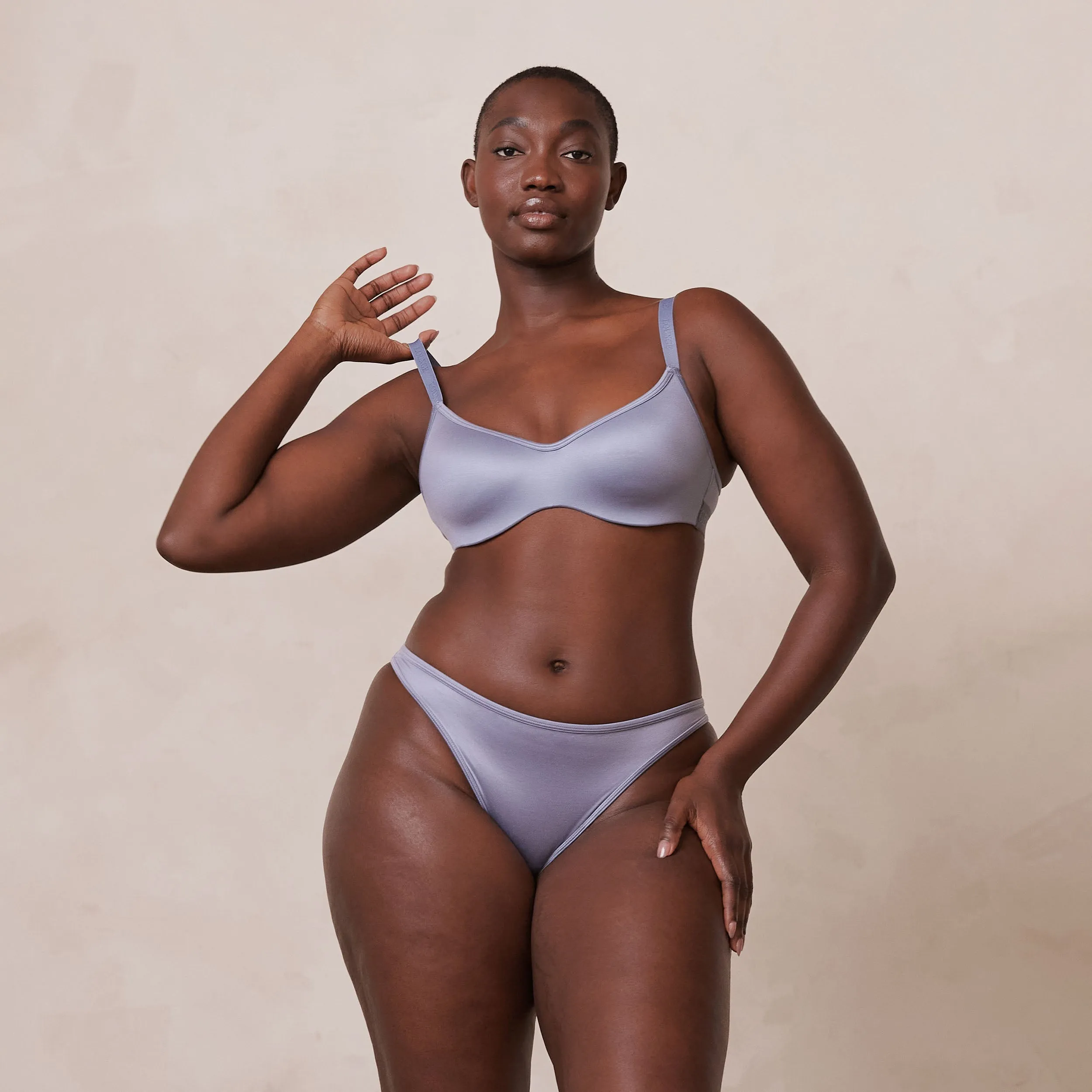Sleek Mindful Soutien-Gorge - Bleu fumé