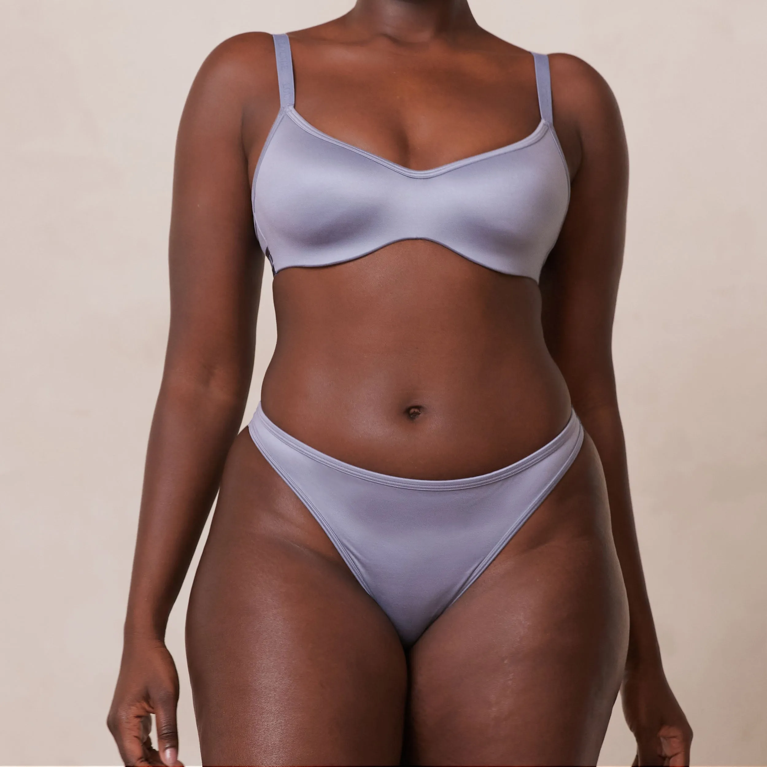 Sleek Mindful Soutien-Gorge - Bleu fumé