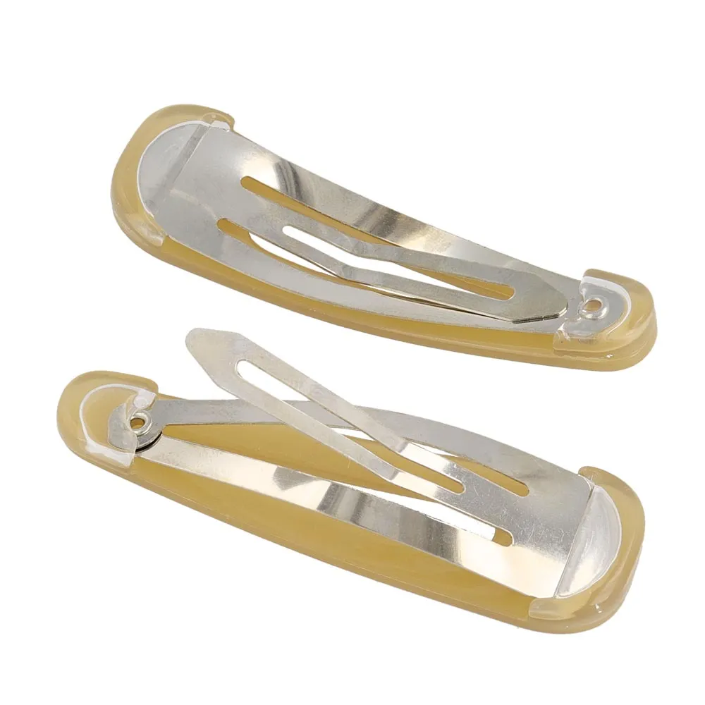 Sleek Muted Tone Snap Clip Set