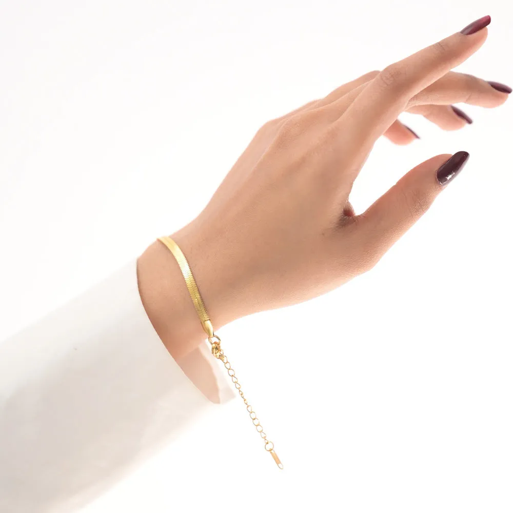Sleek Serpent Bracelet