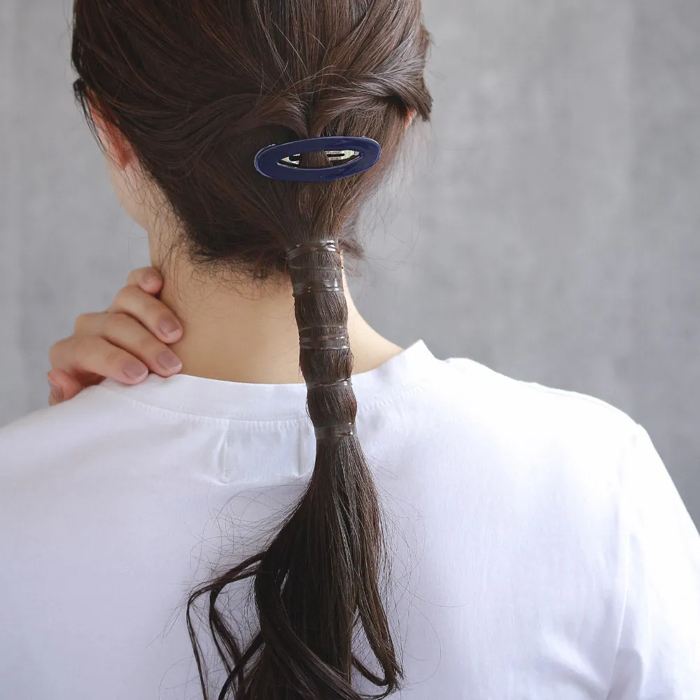 Sleek Tone Oval Snap Clip