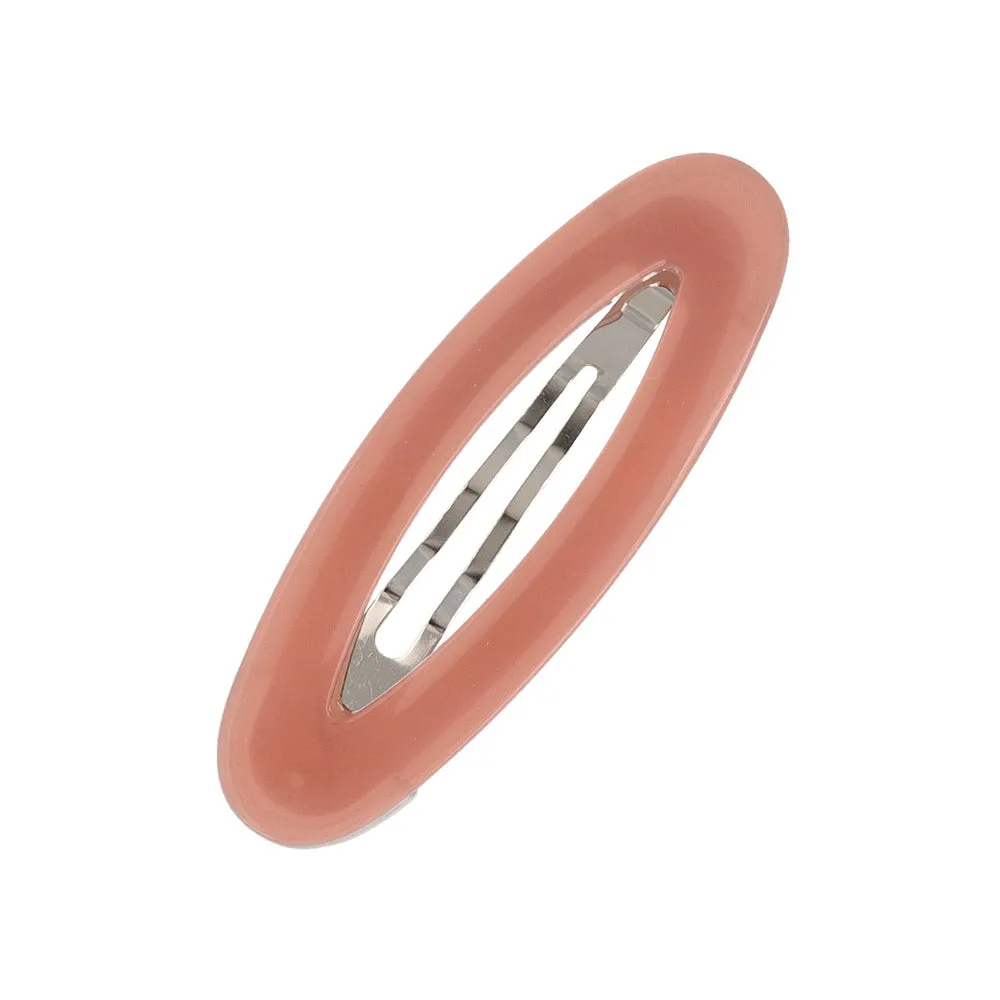 Sleek Tone Oval Snap Clip