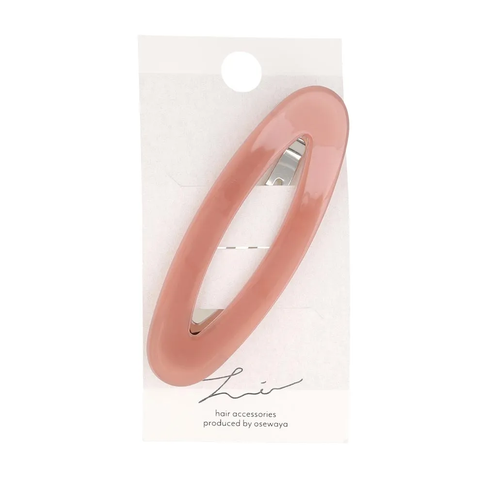 Sleek Tone Oval Snap Clip