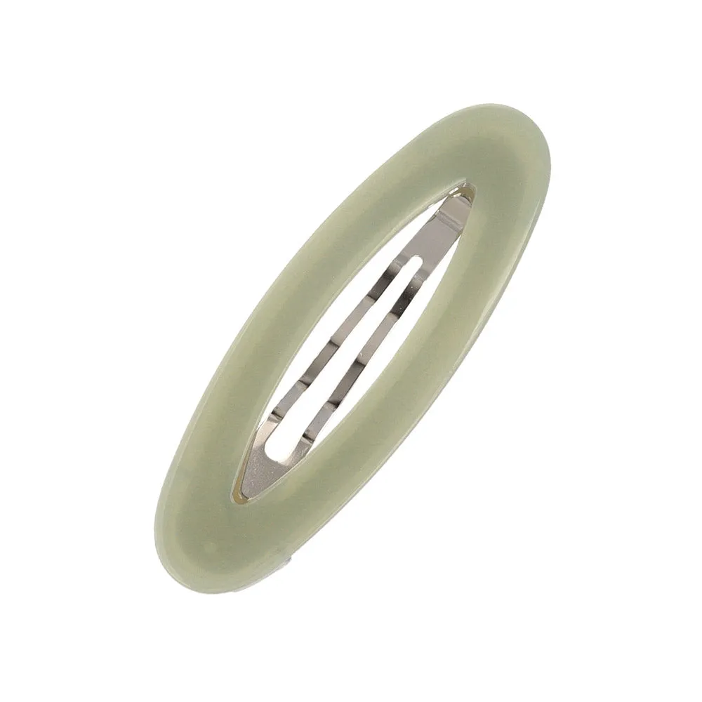 Sleek Tone Oval Snap Clip