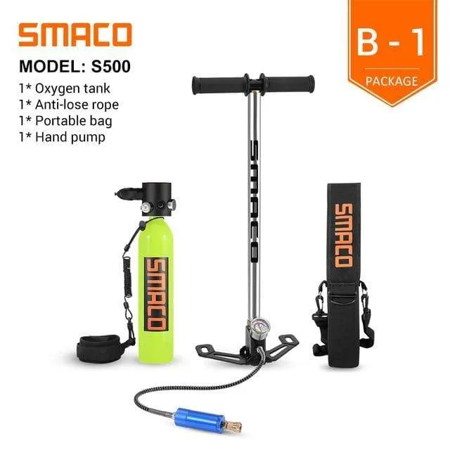 SMACO Diving Oxygen Tank With Pump