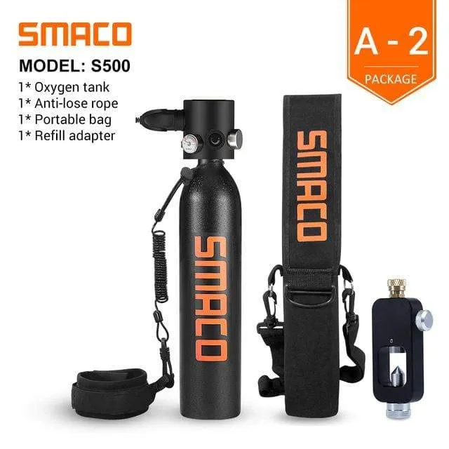 SMACO Diving Oxygen Tank With Pump