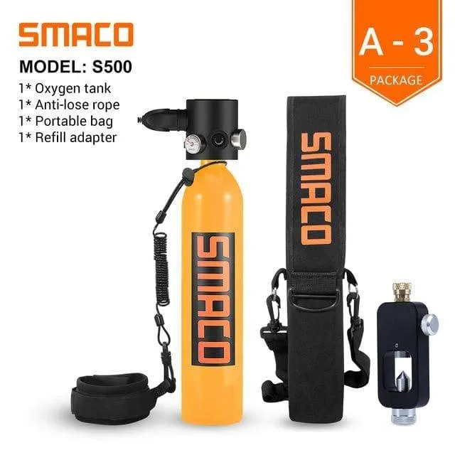 SMACO Diving Oxygen Tank With Pump