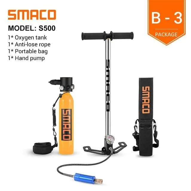 SMACO Diving Oxygen Tank With Pump