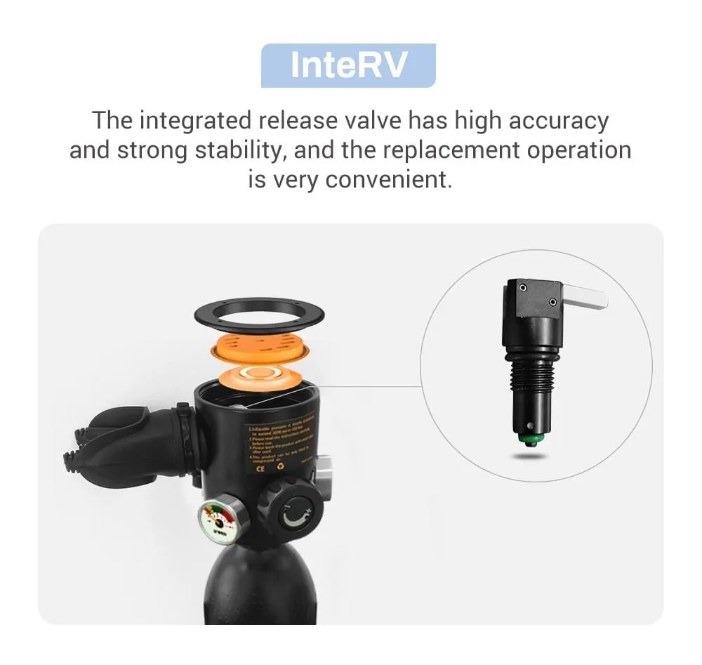 SMACO Diving Oxygen Tank With Pump