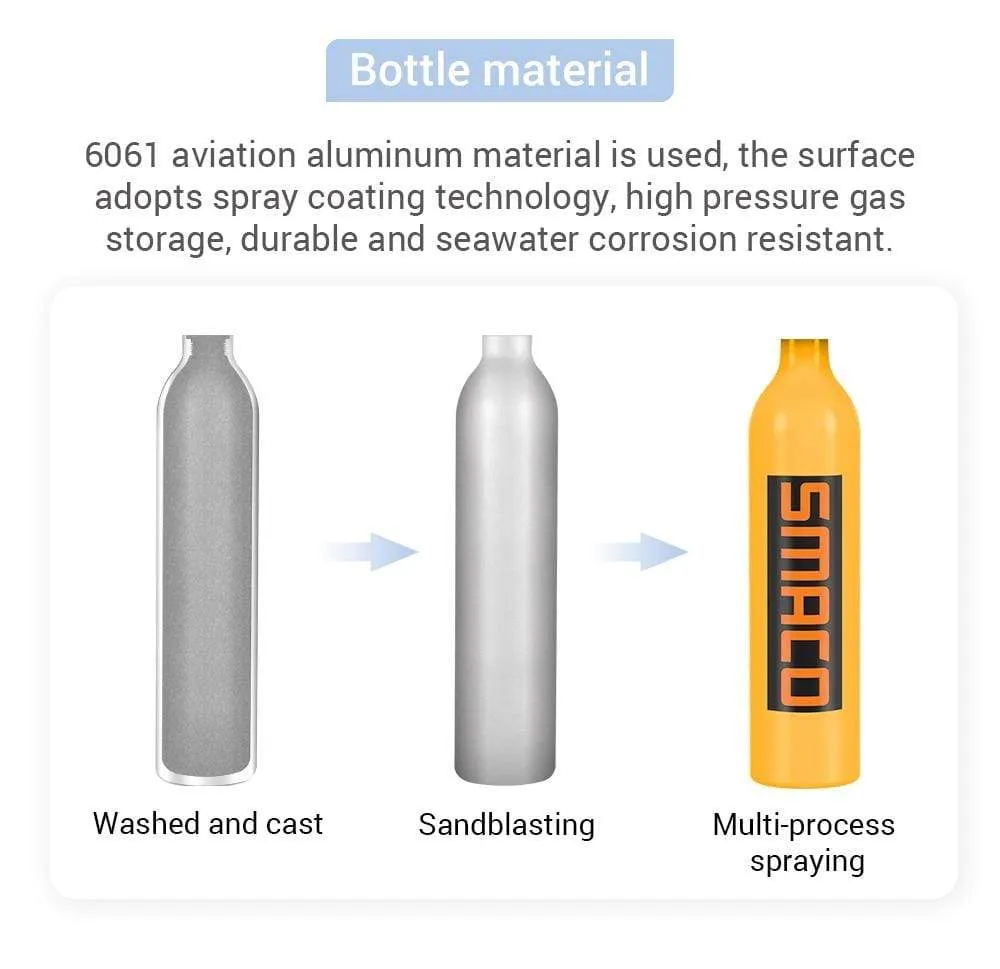SMACO Diving Oxygen Tank With Pump