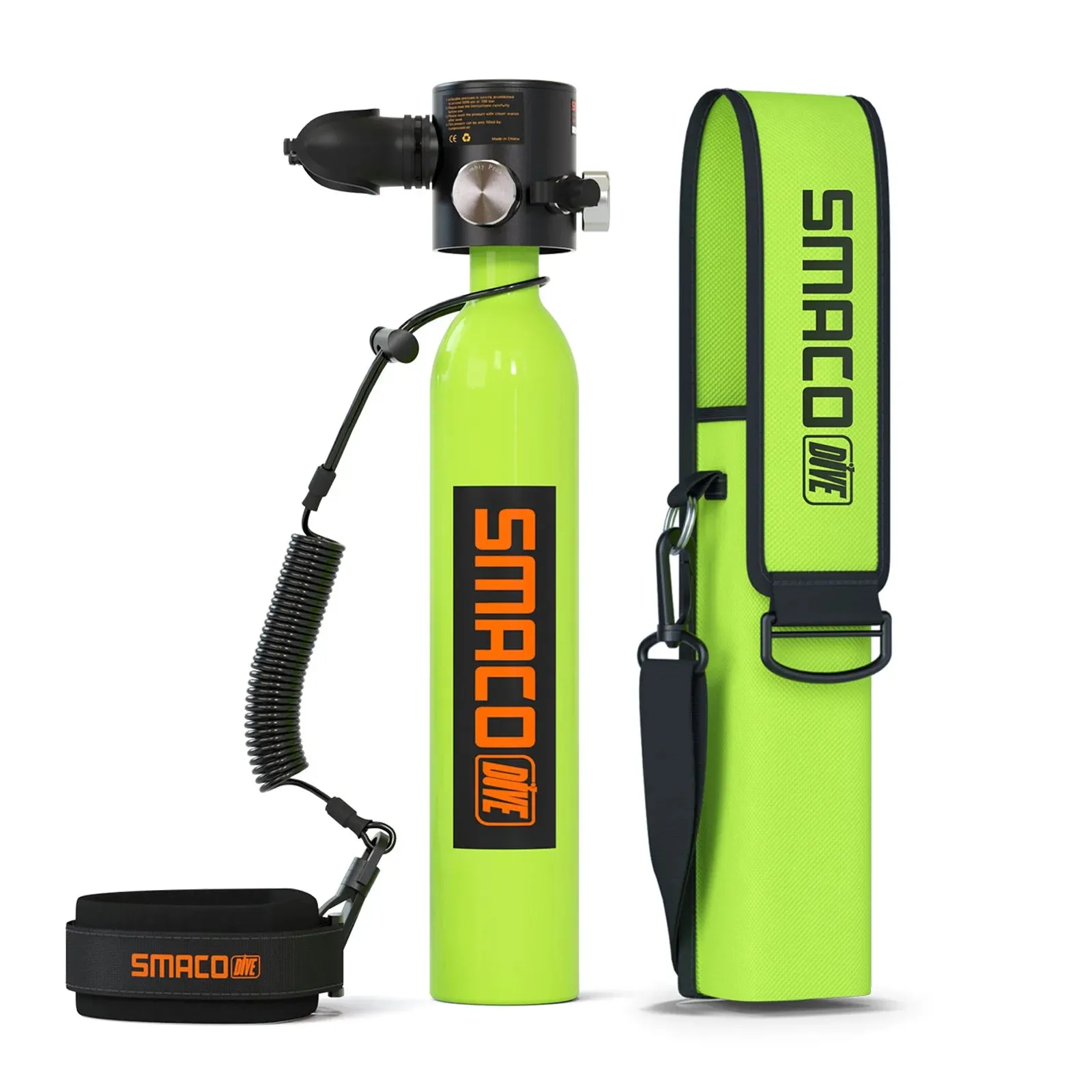 SMACO Mini Scuba Tank 0.5L with bag tanque buceo Portable Divng Cylinder For Underwater Exploration Outdoor Travel Gift Unisex