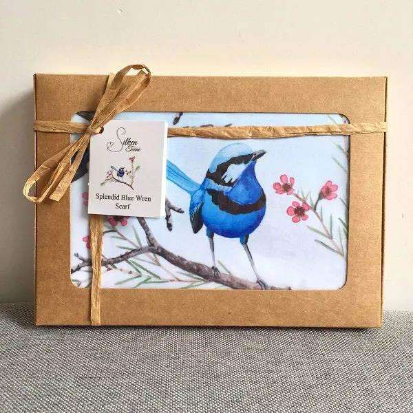Splendid Blue Wren Scarf