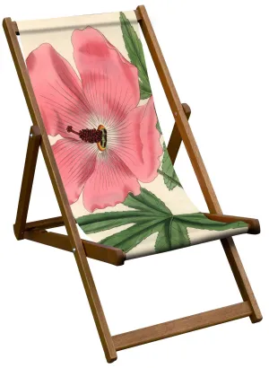 Splendid Hibiscus  - Botanical Designs Deckchair