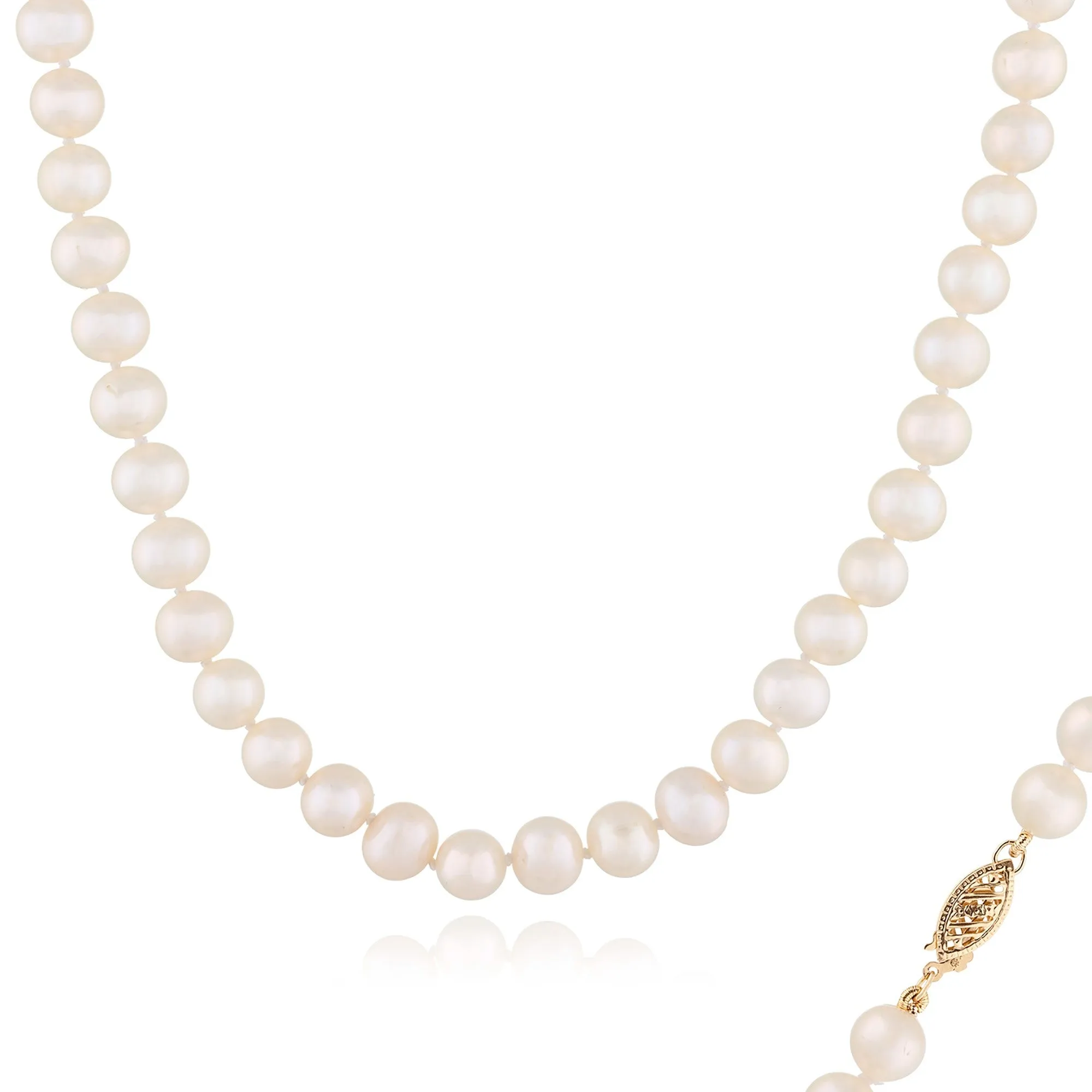 Splendid Pearls 8mm Pearl Necklace