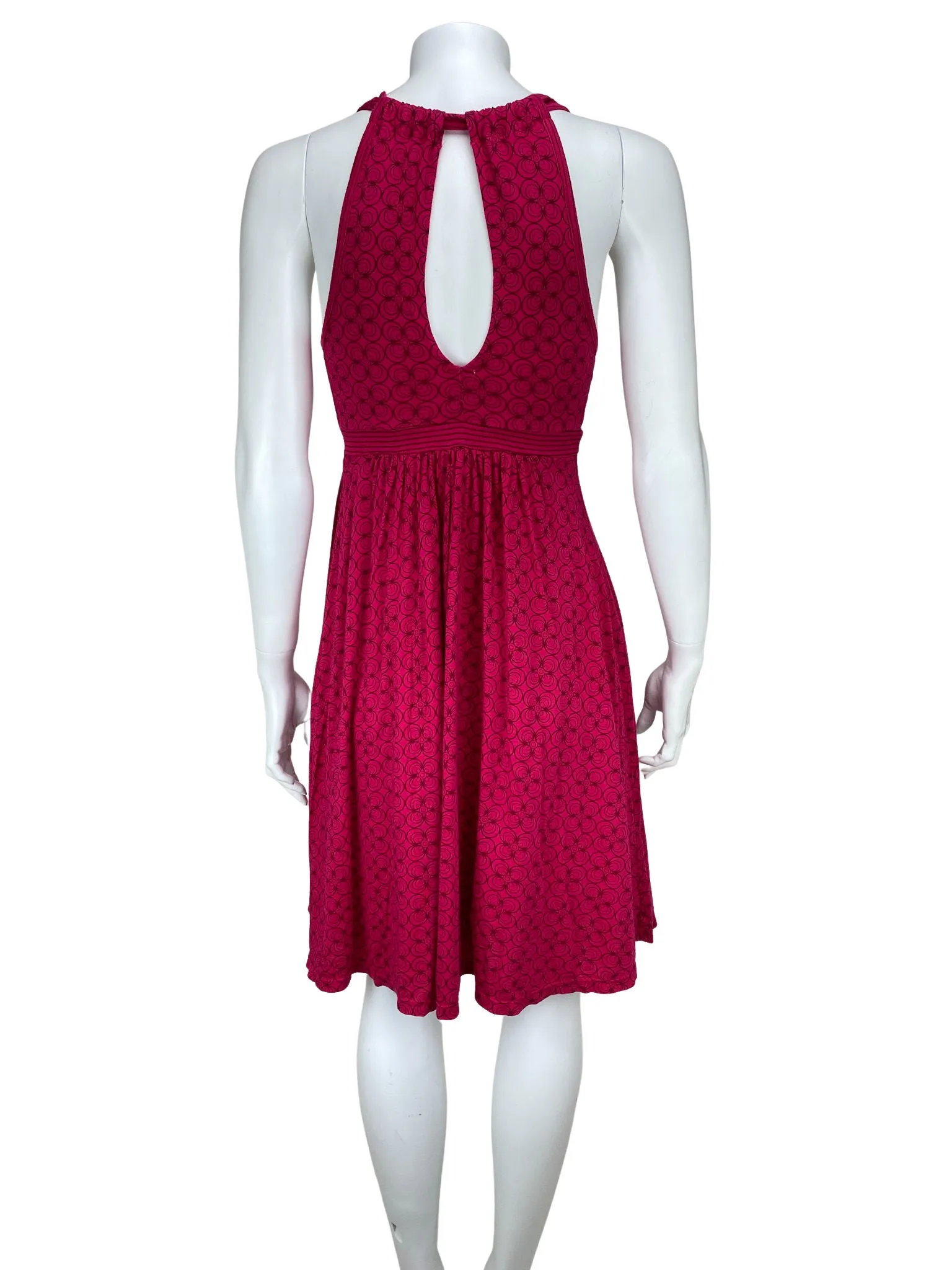 Splendid, Women's Circular Print Knit Dress, Fuchsia, Size S