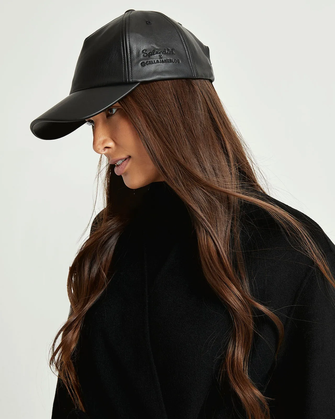 Splendid x Cella Jane Vegan Leather Baseball Hat