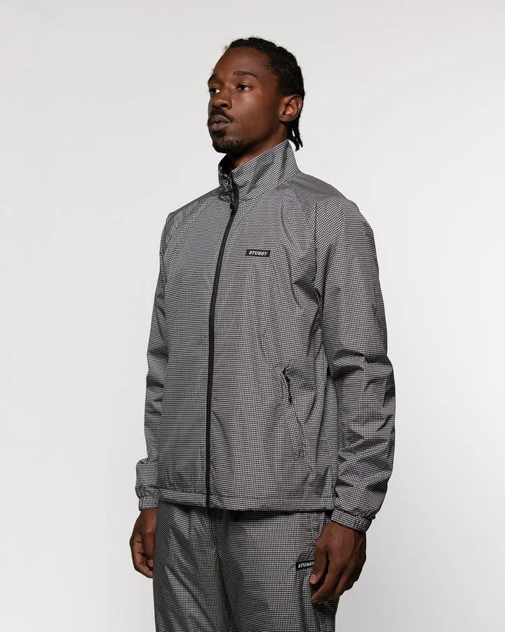 STÜSSY HOUNDSTOOTH TRACK TROUSER // BLACK