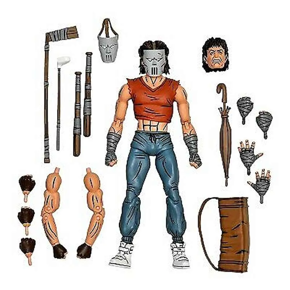 Teenage Mutant Ninja Turtles Mirage Comics Casey Jones Red Jersey 7 Inch Scale Action Figure