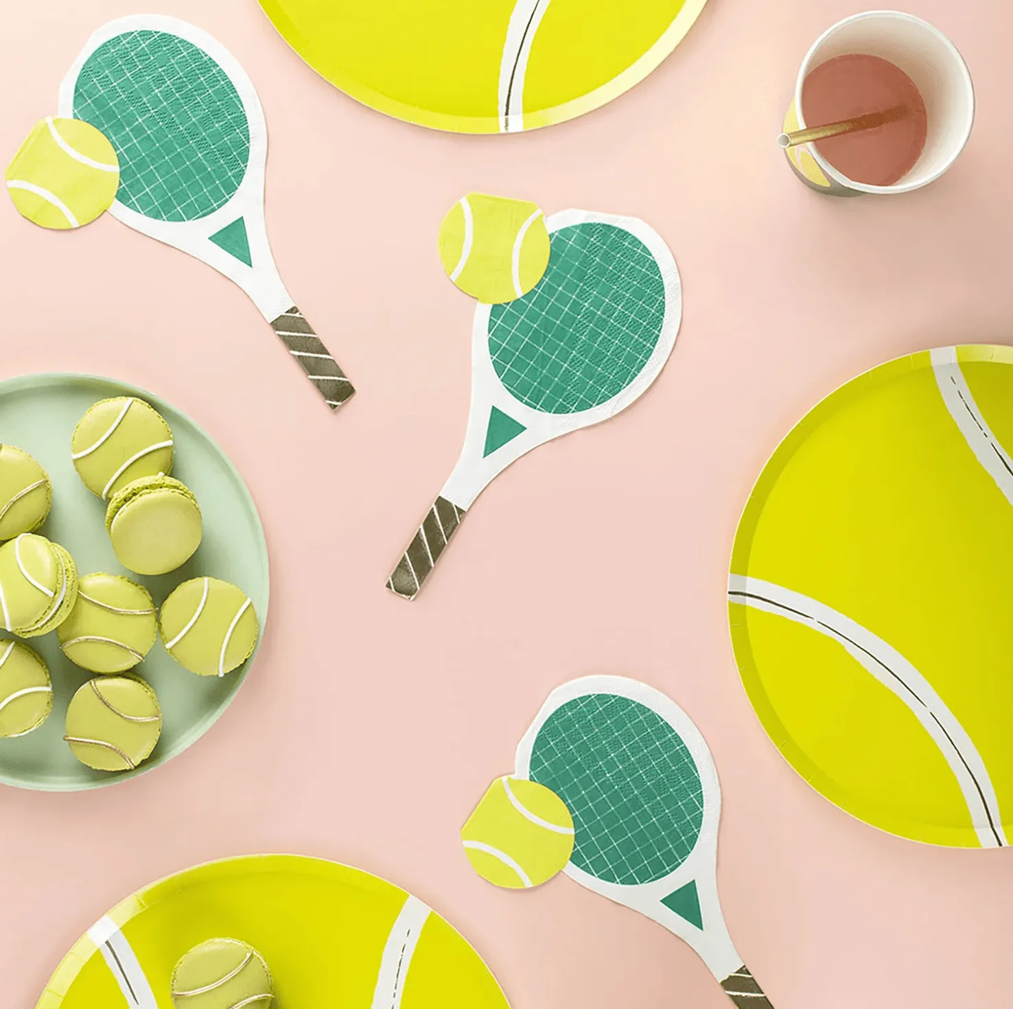 Tennis Napkins (Pack 16)