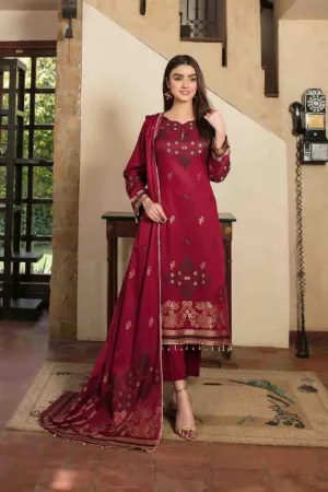 The Jewel by Tawakkal Unstitched 3 Piece Banarsi Lawn Collection'2022-JT-7058