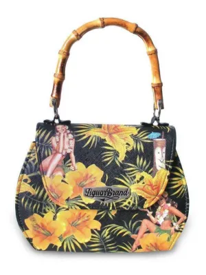 TIKI TIME Vintage Classic bamboo handle purse
