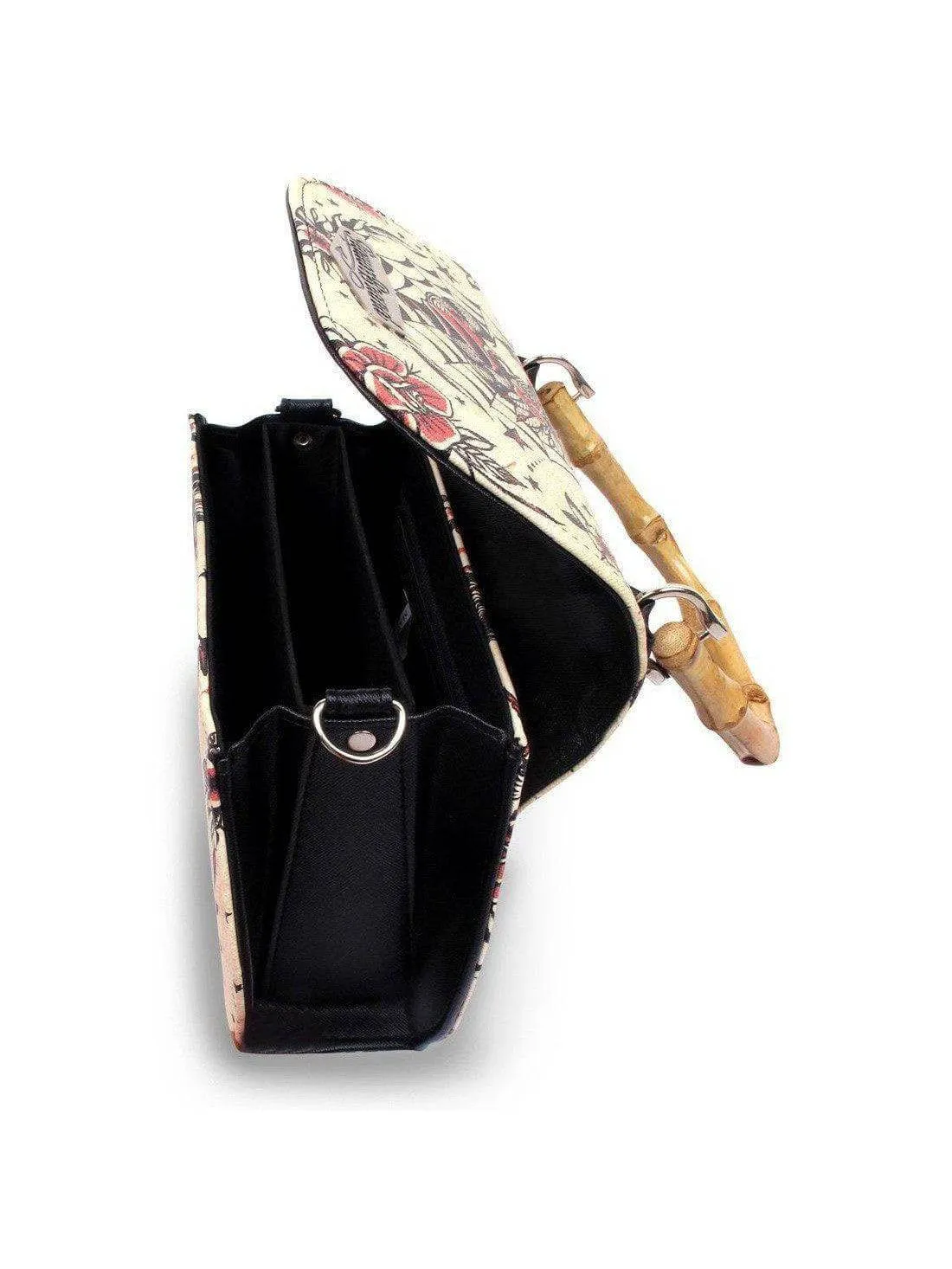 TIKI TIME Vintage Classic bamboo handle purse