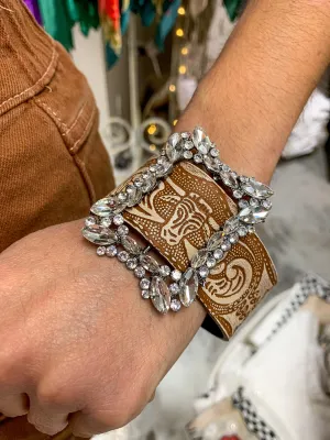Tooled Steer A Rare Bird Buckle Cuff