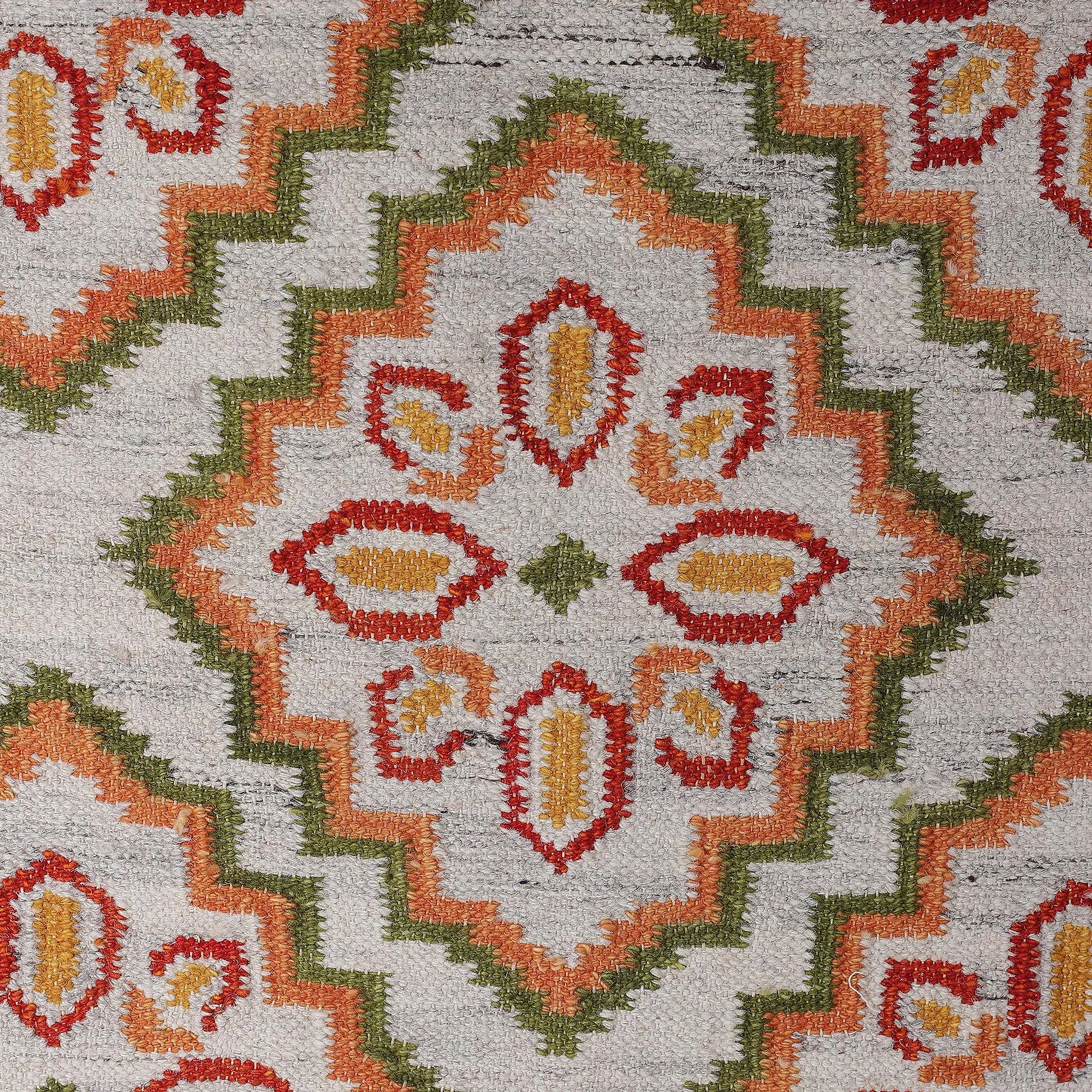 Traditional Floral Handloomed Wool Area Rug from India (3x5) - Floral Boom | NOVICA