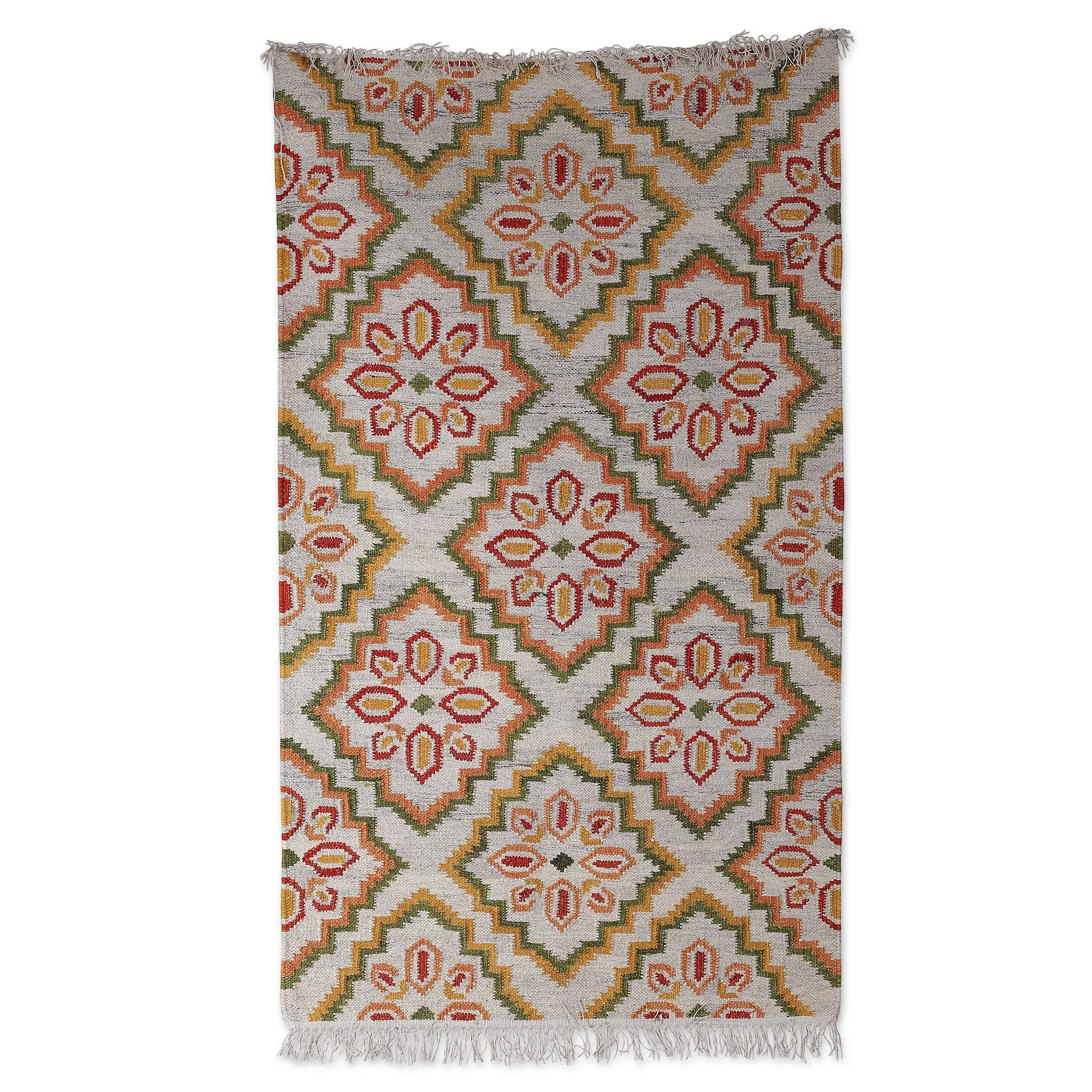 Traditional Floral Handloomed Wool Area Rug from India (3x5) - Floral Boom | NOVICA