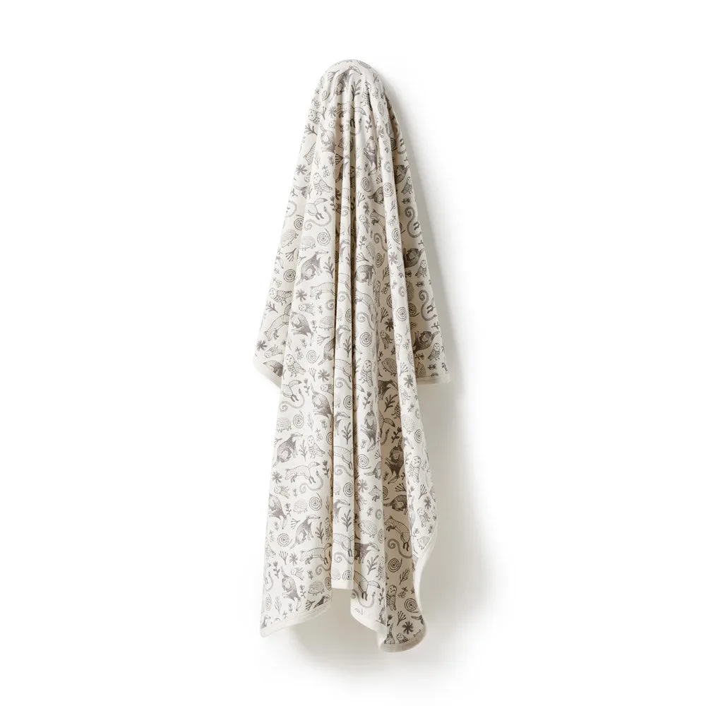 Tribal Woods Organic Bunny Rug