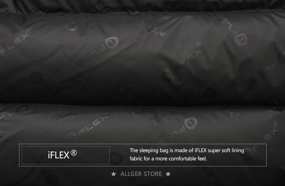Ultra-Light Outdoor Camping Down Sleeping Bag Nylon Mummy Three Season Goose Down Sleeping Bag